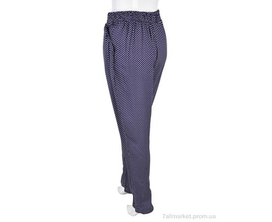 Фотография Женские брюки Лето 1716-24 (10884) navy (10 шт. р.сетка M-4XL) "Obuvok" недорого оптом от прямого поставщика, изображение 2