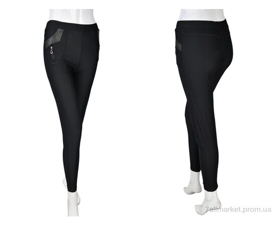 Фотография Лосинсы женские Весна/осень B0120 (10969) black (5 шт. р.сетка 2XL-4XL) "Obuvok" недорого оптом от прямого поставщика, изображение 3