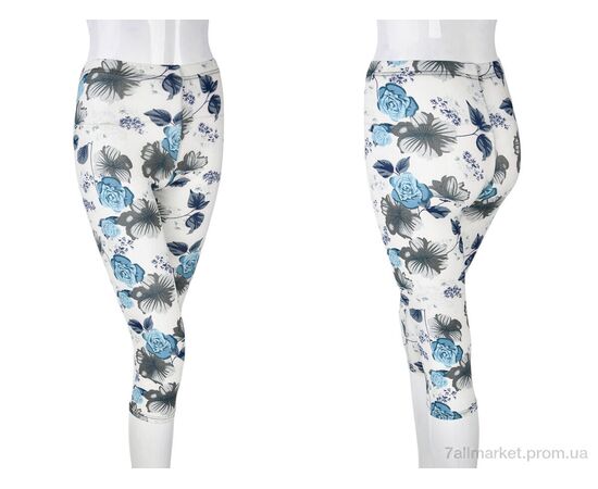 Бриджі жіночі Літо B0125-2 (10996) blue (5 шт. р.сіткаL-XL) "Obuvok" недорого оптом від прямого постачальника, зображення 3