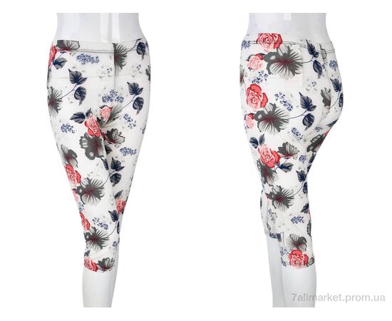 Бриджі жіночі Літо B0125-3 (10999) red (5 шт. р.сіткаL-XL) "Obuvok" недорого оптом від прямого постачальника, зображення 3