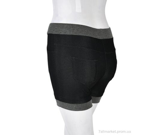 Шорты женские Лето B0126-1 (11002) black (5 шт. р.сетка One size) "Obuvok" недорого оптом от прямого поставщика, изображение 2 Фотография Шорты женские Лето B0126-1 (11002) black (5 шт. р.сетка One size) "Obuvok" недорого оптом от прямого поставщика, изображение 2