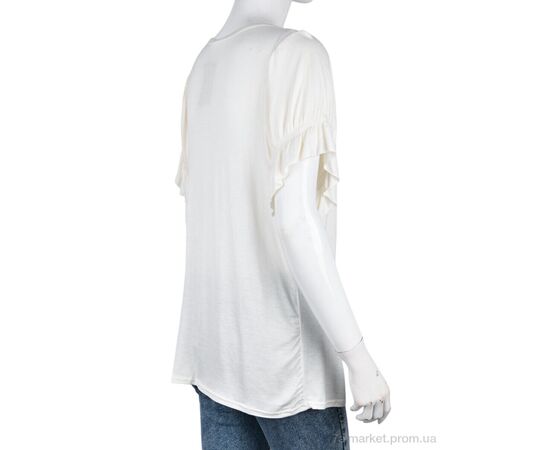 Фотография Футболка женская Лето B0109-5 (10925) white (5 шт. р.сетка One size) "Obuvok" недорого оптом от прямого поставщика, изображение 2