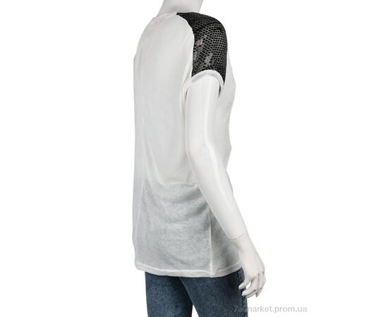 Фотография Футболка женская Лето B0110-1 (10928) white (5 шт. р.сетка One size) "Obuvok" недорого оптом от прямого поставщика, изображение 2