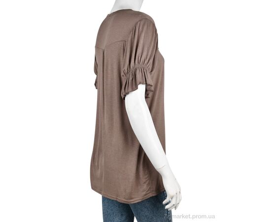 Фотография Футболка женская Лето B0108-4 (10916) l.brown (5 шт. р.сетка One size) "Obuvok" недорого оптом от прямого поставщика, изображение 2