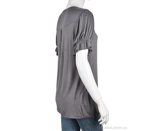 Фотография Футболка женская Лето B0108-5 (10917) grey (5 шт. р.сетка One size) "Obuvok" недорого оптом от прямого поставщика, изображение 2