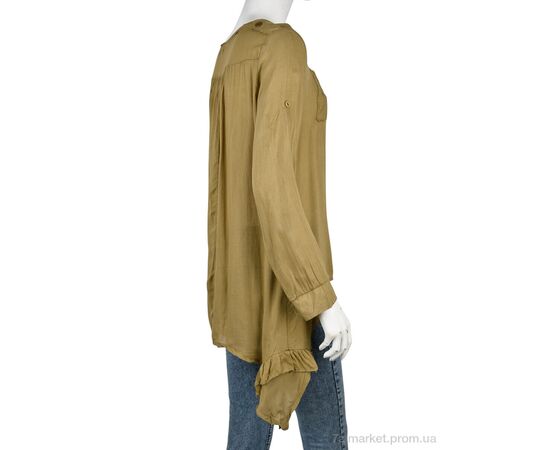 Фотография Рубашка женская Лето B0105-3 (10888) brown (6 шт. р.сетка L-2XL) "Obuvok" недорого оптом от прямого поставщика, изображение 2