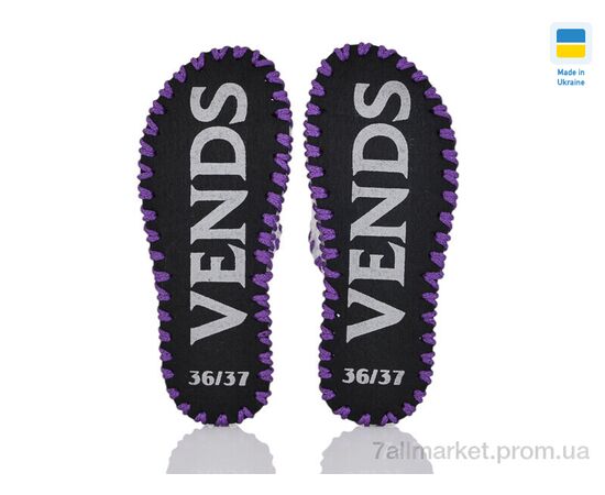 Тапки жіночі для будинку Весна/осінь 291 сірий (9 пар р.36-41) "Active" недорого оптом від прямого постачальника, зображення 2