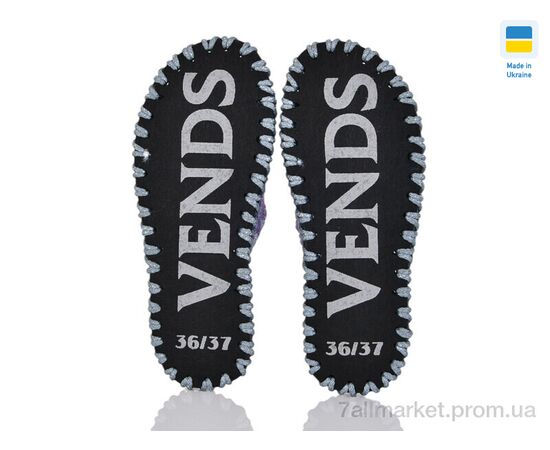 Тапки жіночі для будинку Весна/осінь 287 фіолет (9 пар р.36-41) "Active" недорого оптом від прямого постачальника, зображення 2