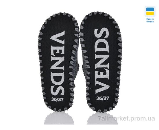 Тапки жіночі для будинку Весна/осінь 226 сірий (9 пар р.36-41) "Active" недорого оптом від прямого постачальника, зображення 2