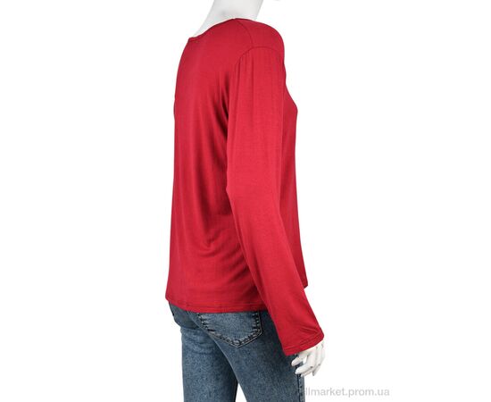 Фотография Кофта женская Весна/осень B0121-3 (10978) bordo (5 шт. р.сетка XL-2XL) "Obuvok" недорого оптом от прямого поставщика, изображение 2