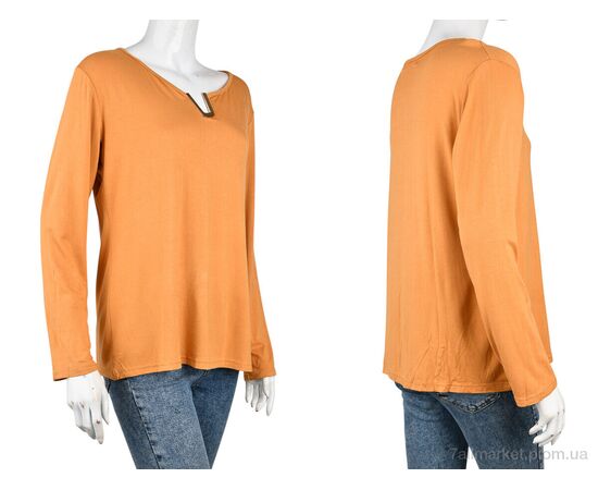 Фотография Кофта женская Весна/осень B0121-4 (10979) yellow (5 шт. р.сетка 2XL-3XL) "Obuvok" недорого оптом от прямого поставщика, изображение 3