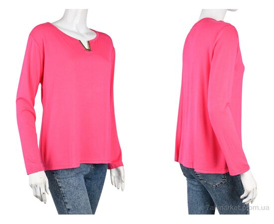 Фотография Кофта женская Весна/осень B0121-5 (10980) pink (4 шт. р.сетка XL-3XL) "Obuvok" недорого оптом от прямого поставщика, изображение 3