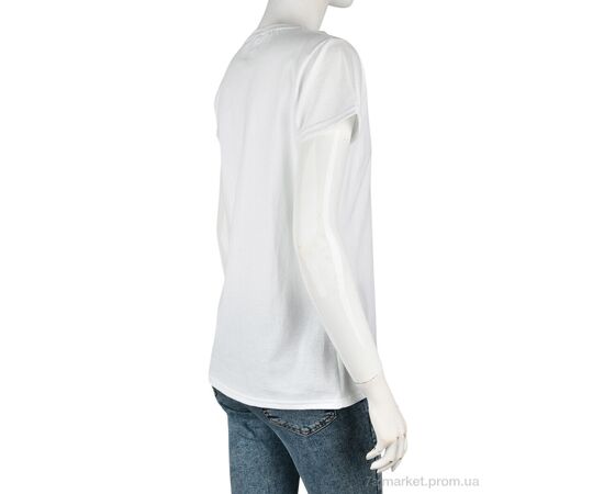 Футболка жіноча Літо B001-1 white (4 шт. р.сіткаS-XL) "Banko" недорого оптом від прямого постачальника, зображення 2