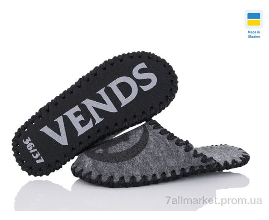 Тапки жіночі для будинку Весна/осінь 278W сірий (9 пар р.36-41) "Active" недорого оптом від прямого постачальника, зображення 3