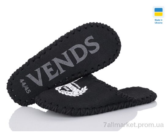 Тапки чоловічі домашні Весна/осінь 326M чорний (9 пар р.40-45) "Active" недорого оптом від прямого постачальника, зображення 3