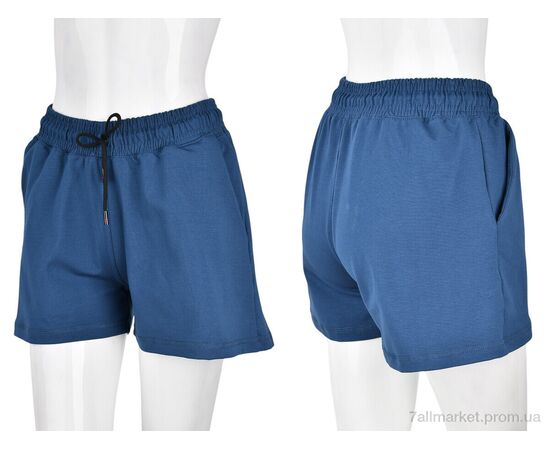 Фотография Шорты женские Лето 4042-2 blue (4 шт. р.сетка M-2XL) "Мир" недорого оптом от прямого поставщика, изображение 3