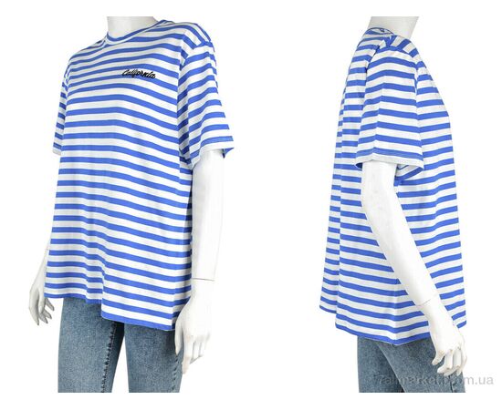 Фотография Футболка женская Лето 4049-12-3 blue (3 шт. р.сетка S-L) "Мир" недорого оптом от прямого поставщика, изображение 3