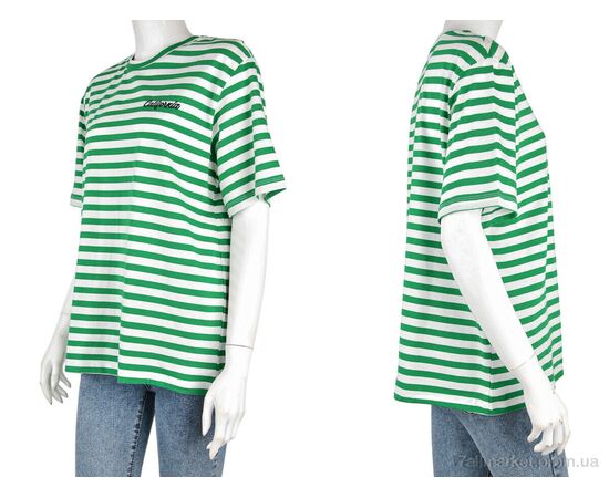 Фотография Футболка женская Лето 4049-12-4 green (3 шт. р.сетка S-L) "Мир" недорого оптом от прямого поставщика, изображение 3