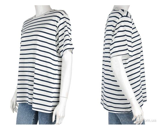 Футболка жіноча Літо 4049-10-2 white (3 шт. р.сіткаS-L) "Мир" недорого оптом від прямого постачальника, зображення 3