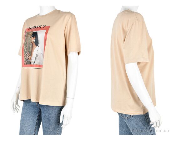 Фотография Футболка женская Лето 4049-05-3 l.beige (3 шт. р.сетка S-L) "Мир" недорого оптом от прямого поставщика, изображение 3