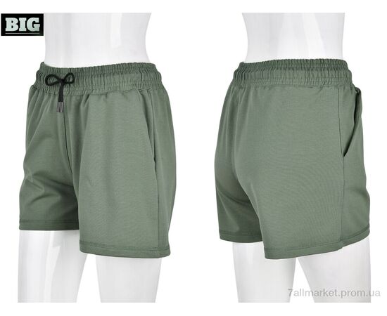Шорты женские Лето 4042-3 green (4 шт. р.сетка M-2XL) "BIG" недорого оптом от прямого поставщика, изображение 3 Фотография Шорты женские Лето 4042-3 green (4 шт. р.сетка M-2XL) "BIG" недорого оптом от прямого поставщика, изображение 3