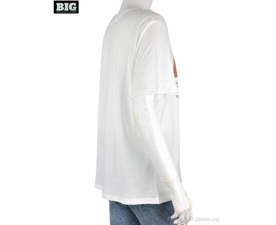 Футболка жіноча Літо 4049-02-2 white (3 шт. р.сіткаS-L) "BIG" недорого оптом від прямого постачальника, зображення 2