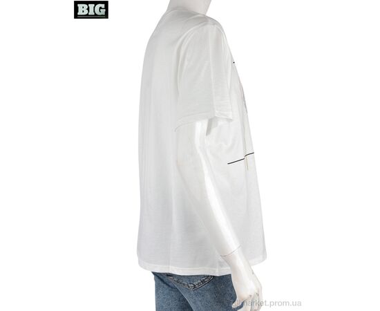 Фотография Футболка женская Лето 4049-03-2 white (3 шт. р.сетка S-L) "BIG" недорого оптом от прямого поставщика, изображение 2