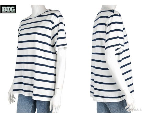 Футболка жіноча Літо 4049-11-2 white (3 шт. р.сіткаS-L) "BIG" недорого оптом від прямого постачальника, зображення 3