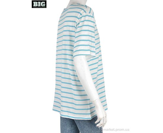 Футболка жіноча Літо 4049-10-3 l.blue (3 шт. р.сіткаS-L) "BIG" недорого оптом від прямого постачальника, зображення 2 Футболка жіноча Літо 4049-10-3 l.blue (3 шт. р.сіткаS-L) "BIG" недорого оптом від прямого постачальника, зображення 2
