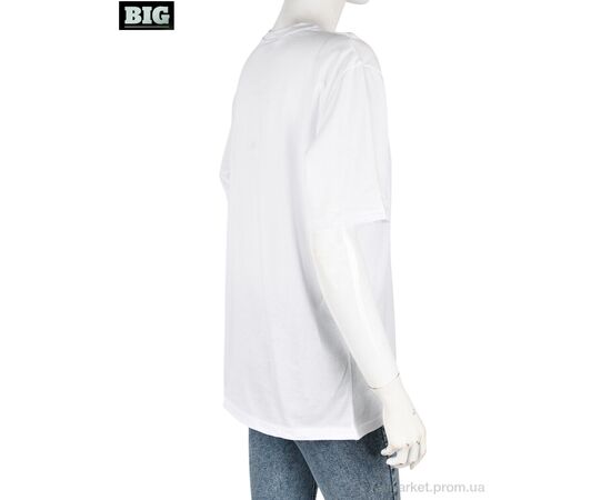 Футболка жіноча Літо 4049-08-2 white (3 шт. р.сіткаS-L) "BIG" недорого оптом від прямого постачальника, зображення 2 Футболка жіноча Літо 4049-08-2 white (3 шт. р.сіткаS-L) "BIG" недорого оптом від прямого постачальника, зображення 2