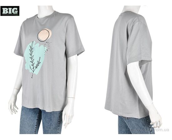 Футболка женская Лето 4049-08-4 grey (3 шт. р.сетка S-L) "BIG" недорого оптом от прямого поставщика, изображение 3 Фотография Футболка женская Лето 4049-08-4 grey (3 шт. р.сетка S-L) "BIG" недорого оптом от прямого поставщика, изображение 3