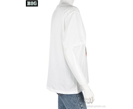 Футболка женская Лето 4049-05-2 white (3 шт. р.сетка S-L) "BIG" недорого оптом от прямого поставщика, изображение 2 Фотография Футболка женская Лето 4049-05-2 white (3 шт. р.сетка S-L) "BIG" недорого оптом от прямого поставщика, изображение 2