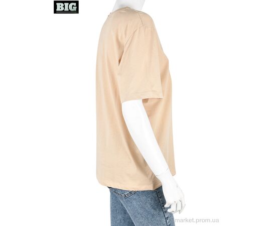 Футболка женская Лето 4049-05-3 l.beige (3 шт. р.сетка S-L) "BIG" недорого оптом от прямого поставщика, изображение 2 Фотография Футболка женская Лето 4049-05-3 l.beige (3 шт. р.сетка S-L) "BIG" недорого оптом от прямого поставщика, изображение 2