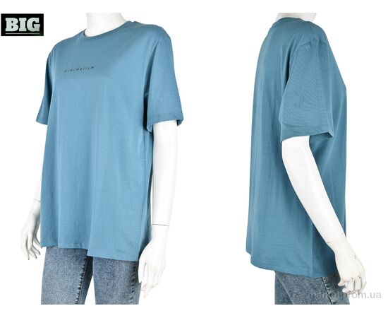 Фотография Футболка женская Лето 4049-05-4 blue (3 шт. р.сетка S-L) "BIG" недорого оптом от прямого поставщика, изображение 3