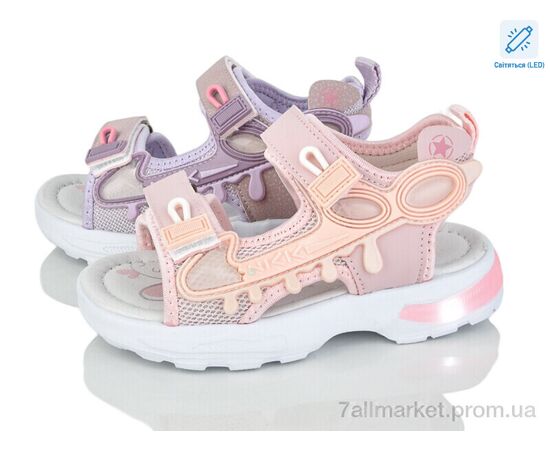 Босоножки детские летние Лето 2630-2D LED mix (12 пар р.26-31) "PoniTop kids" недорого оптом от прямого поставщика Фотография Босоножки детские летние Лето 2630-2D LED mix (12 пар р.26-31) "PoniTop kids" недорого оптом от прямого поставщика