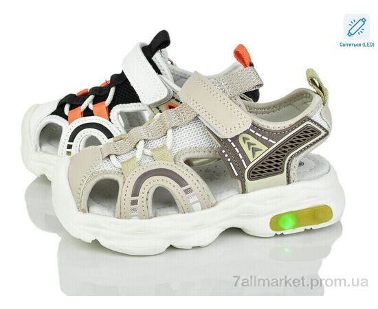 Сандалии детские летние Лето 2637-4B LED mix (12 пар р.27-32) "PoniTop kids" недорого оптом от прямого поставщика Фотография Сандалии детские летние Лето 2637-4B LED mix (12 пар р.27-32) "PoniTop kids" недорого оптом от прямого поставщика