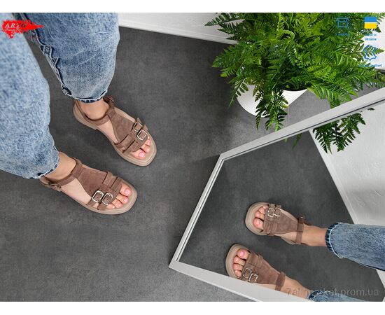 Босоніжки жіночі літні Літо 538 кофе з. (8 пар р.36-41) "ARTO" недорого оптом від прямого постачальника, зображення 3 Босоніжки жіночі літні Літо 538 кофе з. (8 пар р.36-41) "ARTO" недорого оптом від прямого постачальника, зображення 3