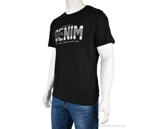Фотография Футболка мужская Лето 10229-1 black mix (4 шт. р.сетка S-XL) "Obuvok" недорого оптом от прямого поставщика, изображение 2