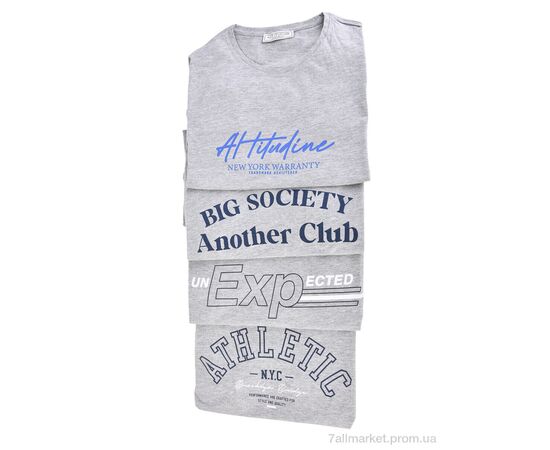 Фотография Футболка мужская Лето 10229-4 grey mix (4 шт. р.сетка S-L) "Obuvok" недорого оптом от прямого поставщика, изображение 4