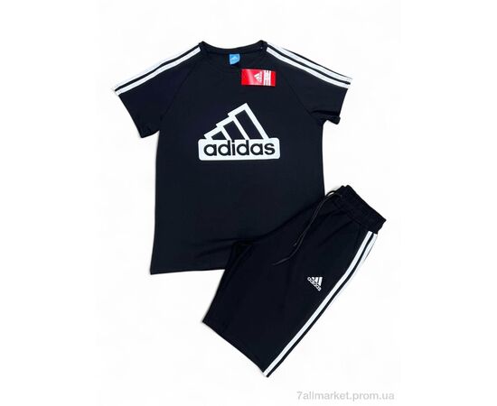 Фотография Спортивный костюм мужской Лето Y2-1 black (5 шт. р.сетка M-3XL) "Verton" недорого оптом от прямого поставщика, изображение 2