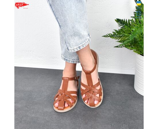 Босоножки женские летние Лето 171 рудий к. (8 пар р.36-41) "ARTO" недорого оптом от прямого поставщика, изображение 2 Фотография Босоножки женские летние Лето 171 рудий к. (8 пар р.36-41) "ARTO" недорого оптом от прямого поставщика, изображение 2