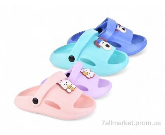 Фотография Шлепки детские летние Лето 6670A mix (12 пар р.24-29) "BABYSHOP" недорого оптом от прямого поставщика, изображение 2