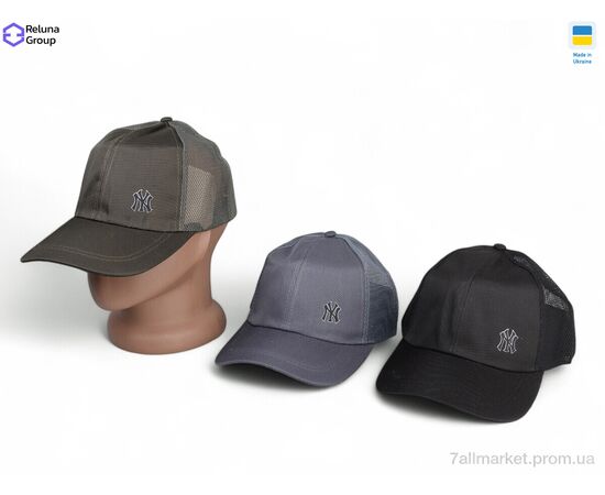 Кепка для мужчин Лето N2008-1 mix (5 шт. р.сетка ) "Reluna Group" недорого оптом от прямого поставщика, изображение 2 Фотография Кепка для мужчин Лето N2008-1 mix (5 шт. р.сетка ) "Reluna Group" недорого оптом от прямого поставщика, изображение 2