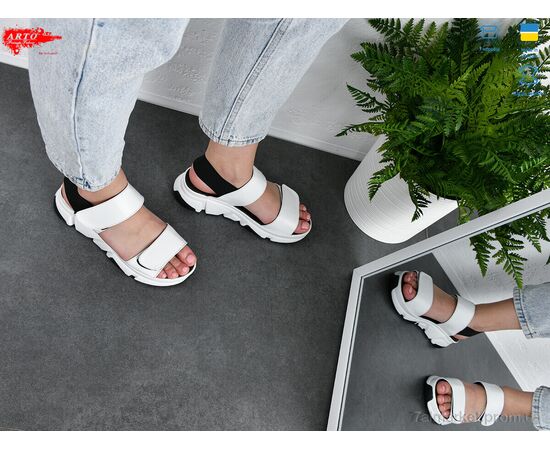 Босоножки женские летние Лето 215-1 біл.к. (8 пар р.36-41) "ARTO" недорого оптом от прямого поставщика, изображение 2 Фотография Босоножки женские летние Лето 215-1 біл.к. (8 пар р.36-41) "ARTO" недорого оптом от прямого поставщика, изображение 2