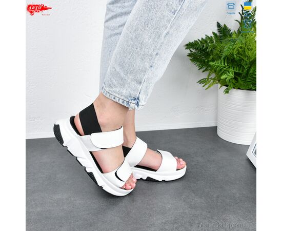 Босоножки женские летние Лето 215-1 біл.к. (8 пар р.36-41) "ARTO" недорого оптом от прямого поставщика, изображение 3 Фотография Босоножки женские летние Лето 215-1 біл.к. (8 пар р.36-41) "ARTO" недорого оптом от прямого поставщика, изображение 3