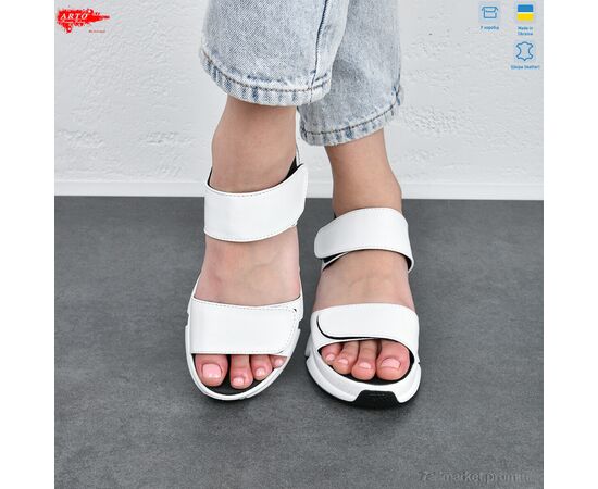 Босоножки женские летние Лето 215-1 біл.к. (8 пар р.36-41) "ARTO" недорого оптом от прямого поставщика, изображение 4 Фотография Босоножки женские летние Лето 215-1 біл.к. (8 пар р.36-41) "ARTO" недорого оптом от прямого поставщика, изображение 4