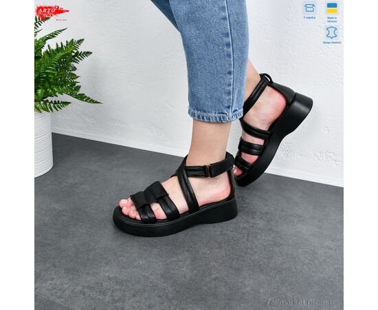 Босоніжки жіночі літні Літо 350 чорний к. (8 пар р.36-41) "ARTO" недорого оптом від прямого постачальника, зображення 3 Босоніжки жіночі літні Літо 350 чорний к. (8 пар р.36-41) "ARTO" недорого оптом від прямого постачальника, зображення 3