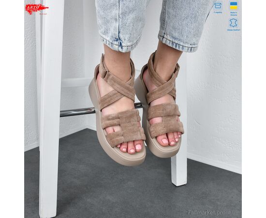 Фотография Босоножки женские летние Лето 350 візон з. (8 пар р.36-41) "ARTO" недорого оптом от прямого поставщика, изображение 2