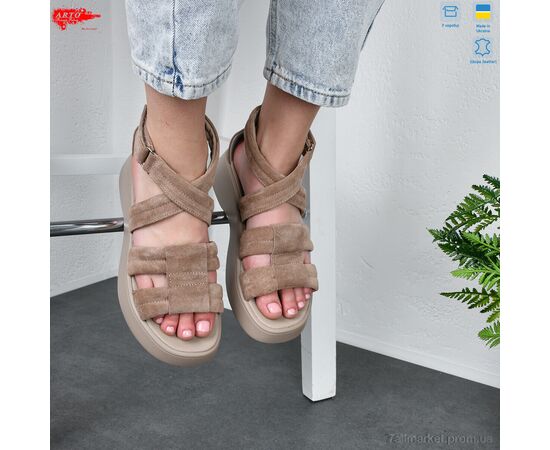 Фотография Босоножки женские летние Лето 350 візон з. (8 пар р.36-41) "ARTO" недорого оптом от прямого поставщика, изображение 3