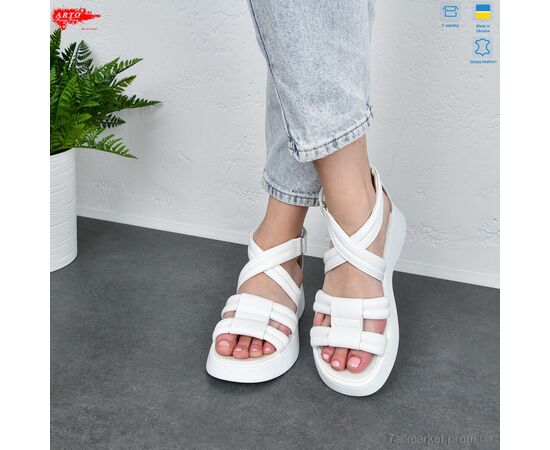 Босоніжки жіночі літні Літо 350 білий к. (8 пар р.36-41) "ARTO" недорого оптом від прямого постачальника, зображення 2 Босоніжки жіночі літні Літо 350 білий к. (8 пар р.36-41) "ARTO" недорого оптом від прямого постачальника, зображення 2